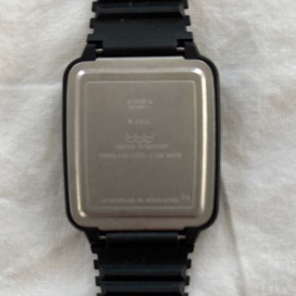 Timex Black Digital Calculator Watch - Vintage circa 1988 - Picture 4 of 4